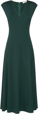 Max Mara Kleedjes, Dames, Groen, L, Master Kjole Elegant