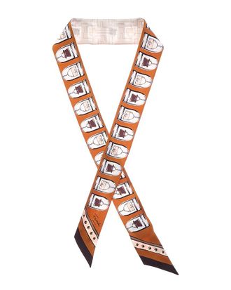 Fendi Fendi Wrappy Silk Bandeau