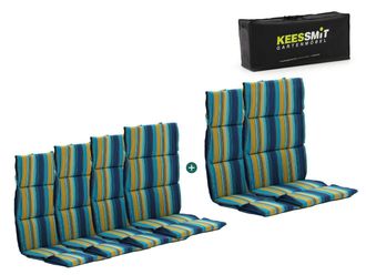 Kees Smit Madison Fiber hoog tuinkussen set van 6
