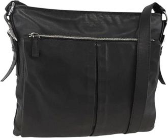 Prada Pre-owned Cross Body Bags, female, Black, Size: ONE SIZE Pre-owned Vintage Shoulder Bag