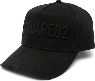 Dsquared2 Curved Visor Cotton Baseball Cap