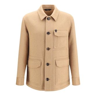 Brioni Giacca in Cashmere da Lavoro - - Knitwear - Donna - Beige - L