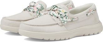 Skechers Womens Flex for on The go Boat Shoe, Natural, 5 UK