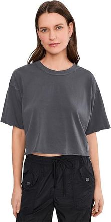 Free People Movement Inspire T-Shirts Iss Womens Workout Black : LG (Womens 12-14), Cotton/Elastane
