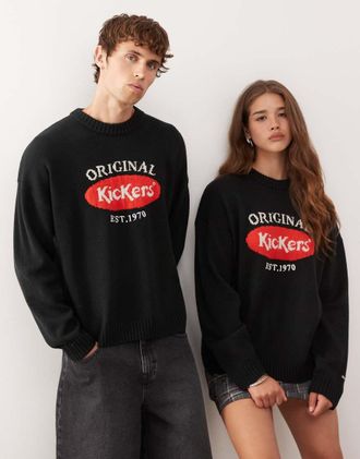 Kickers Maglione con grafica originale nero