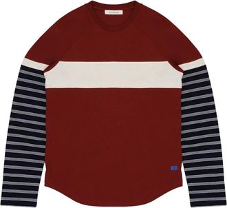 Wales Bonner Wales Bonner, Tops, Heren, Veelkleurig, L, Katoen, Logo Motif T-Shirt