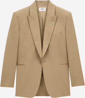 Saint Laurent Blazer Structured Wool