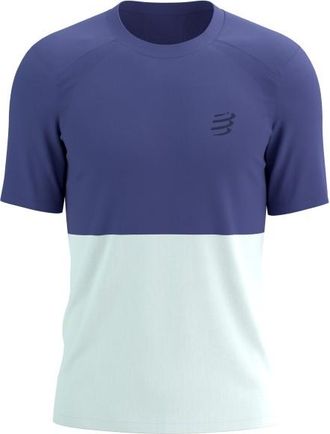 Compressport Performance S/S T-Shirt Laufshirt f&uuml;r Herren | blau