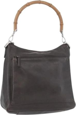 Gucci Pre-owned Shoulder Bags, female, Brown, Size: ONE SIZE Pre-owned Vintage Shoulder Bag