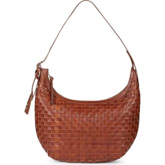 Raf&eacute; New York Large Alva Large Hobo in Cognac at Nordstrom