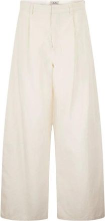 Max Mara Dames, Broeken, Wit, Maat: 2XS
