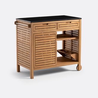 La Redoute Interieurs Opdientafel in acacia, Wassif