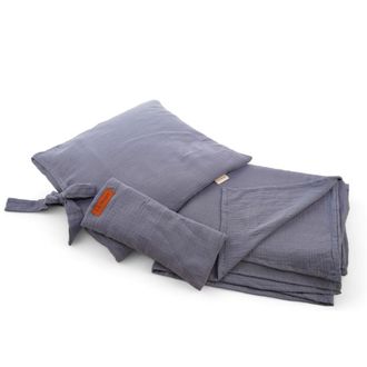 OEM Conjunto Yoga Nidra, Shavasana - Muselina - Gris Azul