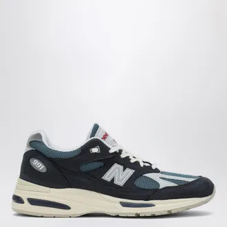 New Balance Navy blue/white sneaker Made in UK 991v2