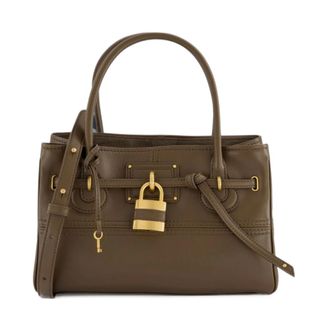 Chlo&eacute; Paddington Handtas - Dames - Tassen - Bruin - Maat: ONE Size Leer