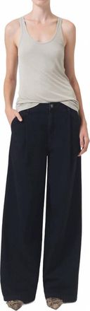 A Gold E Ellis Trousers In Crushed