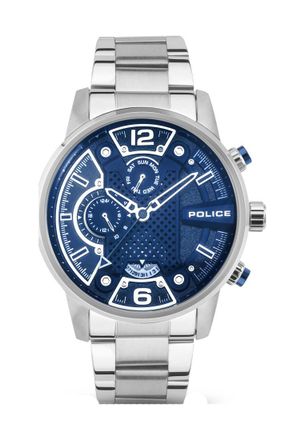 Police PEWJK2203303 Mens Lanshu Watch - Silver - One Size