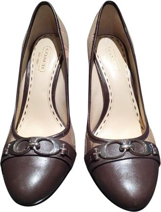 Coach Monogrammed Pumps Size 35.5