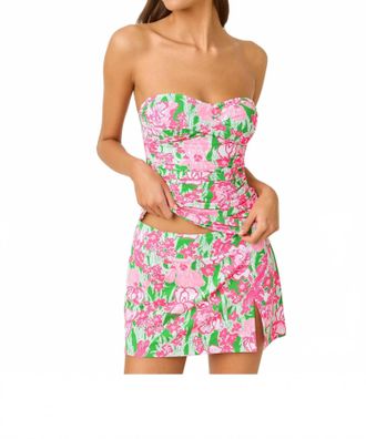 Lilly Pulitzer Kellyann Swim Skirt In Putting Green Hannah