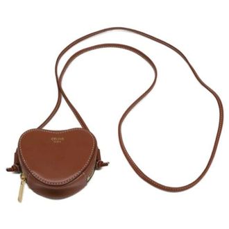 Celine Pre-owned Mini Bags, female, Brown, Size: ONE SIZE Pre-owned Vintage Mini Shoulder Bag