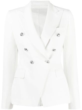 Tagliatore Jalicya double-breasted blazer - White