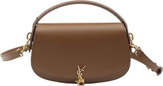 Saint Laurent Brown Voltaire Small Shoulder Bag