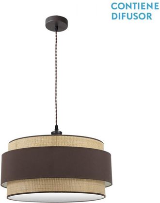 Fabrilamp Ciondolo Kandy 3xe27 Naturale/marrone Regx60x60 Cm