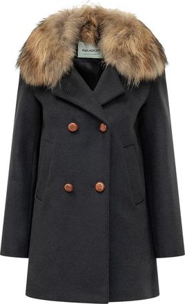 Ava Adore Geklede Jas - Dames - Mantel - Zwart - M - Jassen