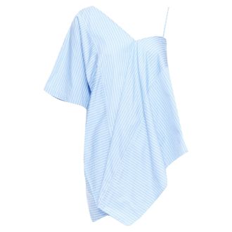 Maison Margiela Cotton Striped Deconstructed Half Cami Top