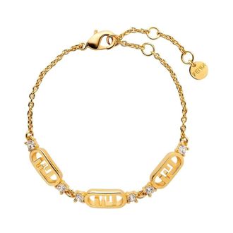 Fendi Bracelets, female, Yellow, ONE SIZE, OLock bracelet