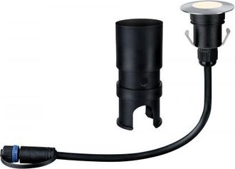 Paulmann Plug & Shine Floor Mini Spot De Suelo Plateado Exterior