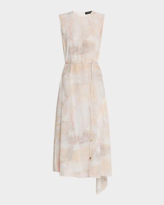 ワンピース FABIANA FILIPPI KNIT DRESS WITH LACE HEMLINE Fabiana Filippi Knit Dress With Lace Hemline In Neutral