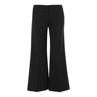 Ql2 Quelledue Wide Trousers, female, Black, XS, Melody Trousers
