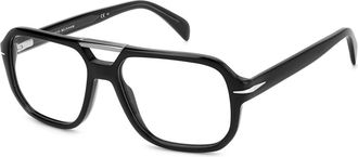 Eyewear by David Beckham DB 7108 Zonnebril in Zwart Ruthenium - unisex - Brillen - Zwart - 56 MM - Accessoires