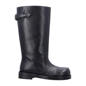 Acne Studios High Boots, female, Black, Size: 7 US Leather Knee-High Boots