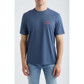 Tommy Bahama Rum, White & Brew Graphic T-Shirt in Navy Heather at Nordstrom, Size 4Xlt