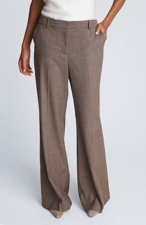 Kenneth Cole Flare Pants in Camilla Brown at Nordstrom, Size 8