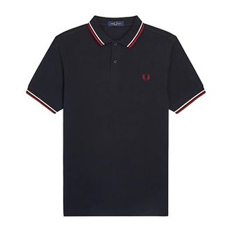 Fred Perry Polo Shirts, male, Black, Size: XS Polo