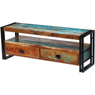 vidaXL Mueble De Tv Madera Maciza Reciclada Vidaxl