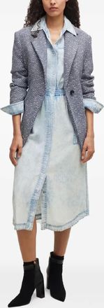 BOSS Chemisier denim - Blu