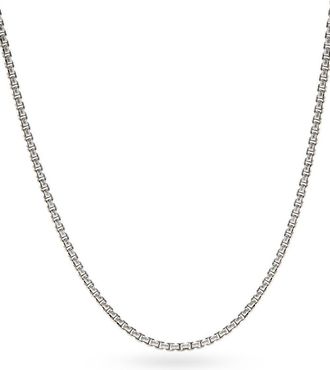 David Yurman 14kt yellow gold and sterling silver Box Chain necklace (1.7mm) - women - Sterling Silver/14kt Yellow Gold - One Size