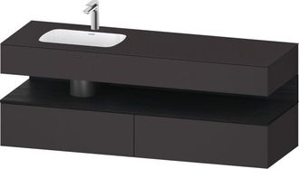 Duravit Qatego Lavabo Encastrado Con Base De Lavabo Consola, - Duravit