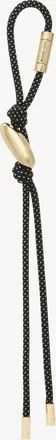 Michael Kors Initial Gold-Tone and Speckled Cord Bag Charm