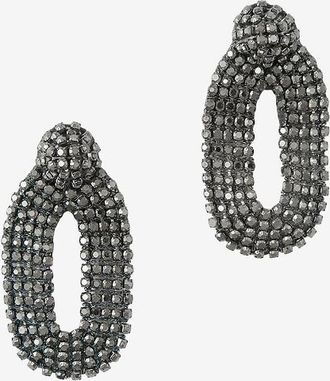 Deepa Gurnani Ohrh&auml;nger aus Strass Shyna S