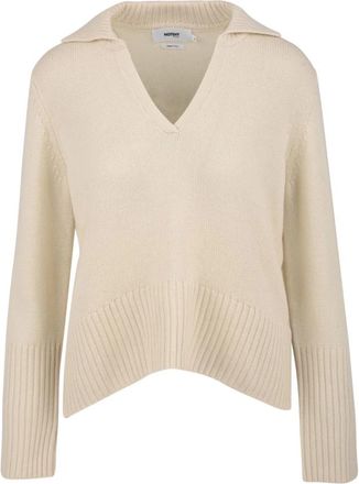 Notshy Nazila Sweaters - Dames - V-hals truien - Wit - XS - Truien & Vesten