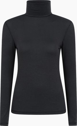Mountain Warehouse Womens Mountain Warehouse Womens/Ladies Keep The Heat Isotherm Roll Neck Base Layer Top - Black - Size: 12