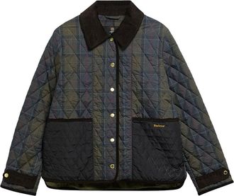 Barbour Ainsdale Checked Quilted Jkt Lqu1932