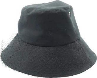 Dior Pre-owned Teddy D Polyester Katoenen Hoed - Dames - Vintage Accessoires - Zwart - ONE Size - Katoen - Vintage