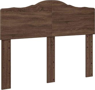 vidaXL Cabecero Roble Marr&oacute;n 120 Cm Madera Contrachapada Vidaxl