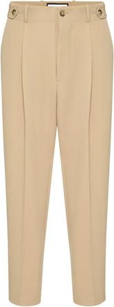 Philipp Plein Wollen Chino Broek Klassieke Pasvorm - Heren - Chinos - Beige - L - Wol - Broeken